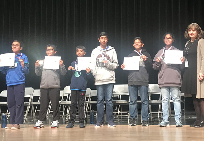 Lawler Student is District Spelling Bee Champion