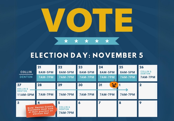 Early Voting Begins Today in November Election