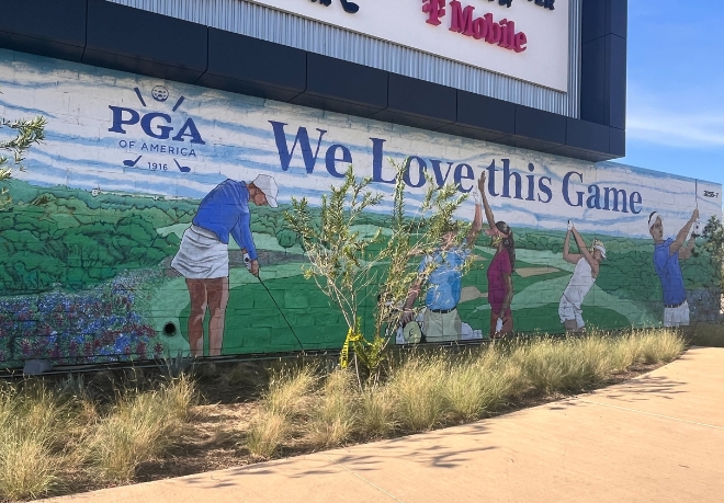 Student’s Artistic Vision Comes to Life at PGA Headquarters