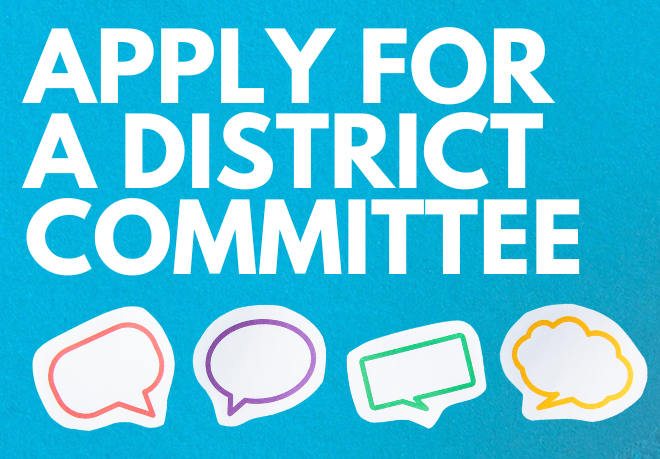 Join a District Committee